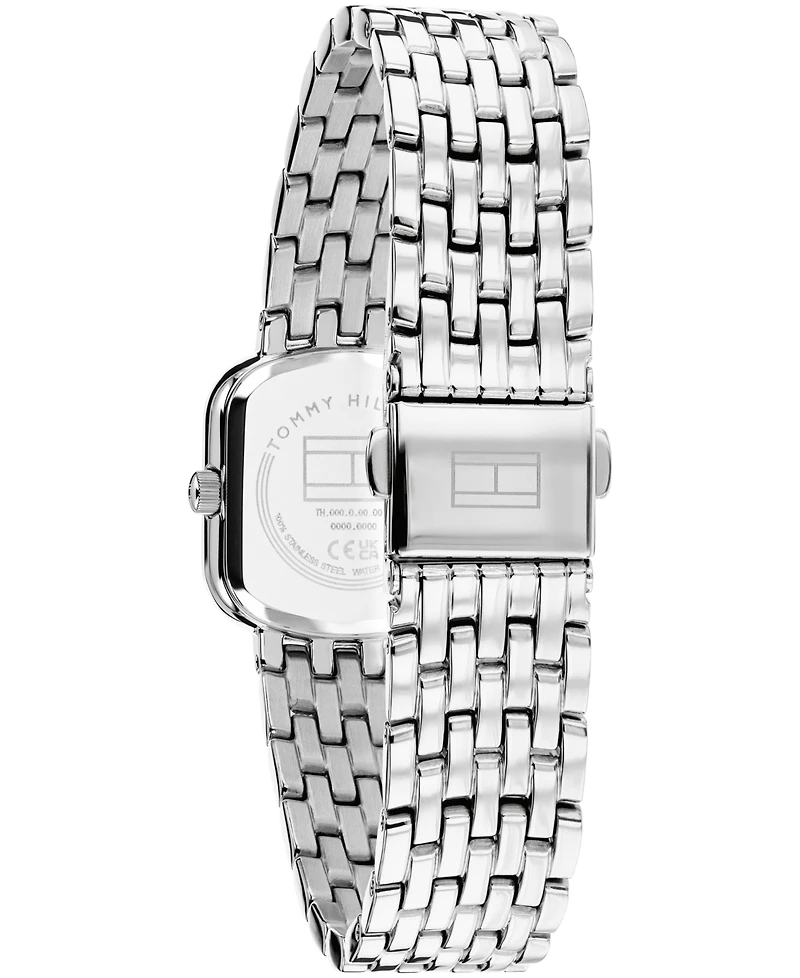 Tommy Hilfiger Women's Quartz Silver-Tone Stainless Steel Bracelet Watch 22mm