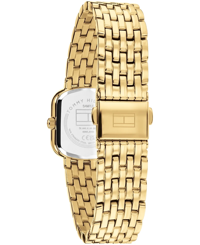 Tommy Hilfiger Women's Quartz Gold-Tone Stainless Steel Bracelet Watch 22mm