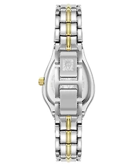 Anne Klein Women's Quartz Tear Drop Brown Two-Tone Alloy Metal Bracelet Watch 30 x 25mm