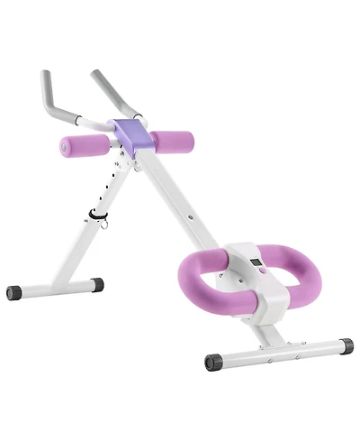 Sevorley Foldable Ab Workout Machine, Core and Abdominal Trainer, 330 Lb Capacity Home Gym Cruncher