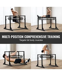 Sevorley Heavy Duty Dip Bar Station, 800 lbs Capacity Adjustable Parallel Bars for Home Gym