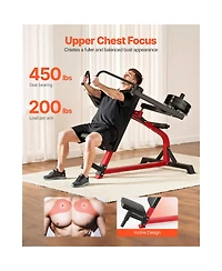 Sevorley Incline Chest Fly and Rear Delt Machine 450 lb Home Gym Bench