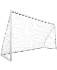 Sevorley Portable Soccer Goal, 12 x 6 ft Backyard Soccer Net with Carry Bag for Kids and Adults