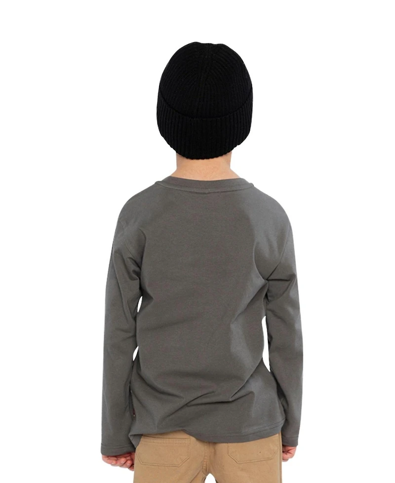Deux par Deux Little Boys 6-12 Long Sleeve Cotton T-Shirt