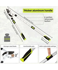 Xdovet Loppers Heavy Duty Compound Action Extendable Pruning Shears