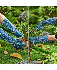 Xdovet Gardening Gloves Women Rose Pruning Thorn Proof Long Forearm