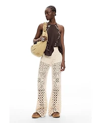 Desigual Women's Crochet Trousers