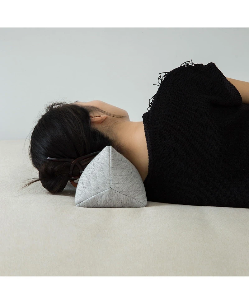 Piscifun Buckwheat Hull Neck Support Bolster Ergonomic Adjustable Breathable Comfort Sleep Pillow