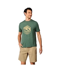 Free Country Men's Super Soft Microtech Short Sleeve Graphic Crew Tee