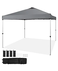 Sevorley Pop Up Canopy Tent, 10 x 10 feet, Waterproof Instant Gazebo with Roller Bag and 4 Sandbags