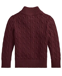 Polo Ralph Lauren Boys 2T-6 Cable-Knit Full-Zip Sweater