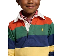 Polo Ralph Lauren Boys' 2T-7 Striped Rugby Shirt