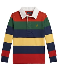 Polo Ralph Lauren Boys' 2T-7 Striped Rugby Shirt