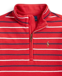 Polo Ralph Lauren Boys' 2T-7 Interlock Quarter-Zip Shirt