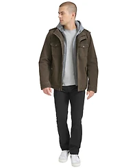 Levi's Men's Sherpa Lined Two Pocket Hooded Trucker Jacket