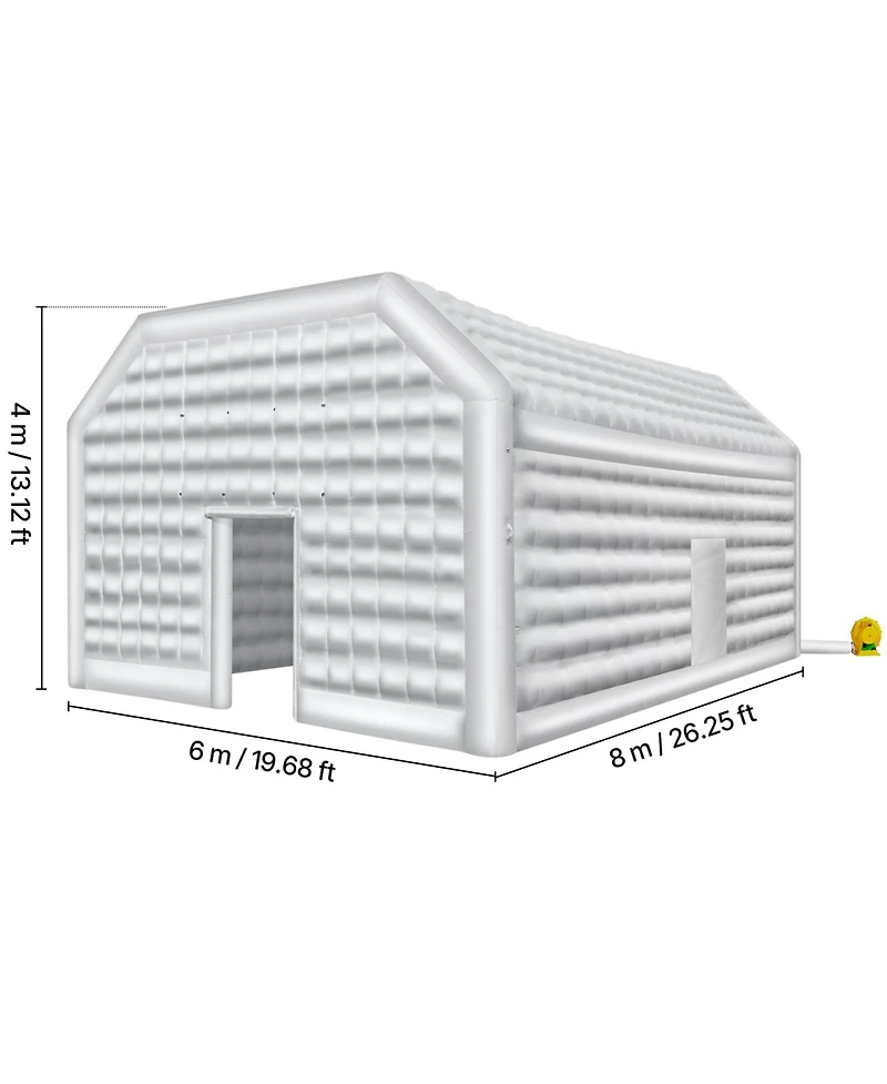 Sevorley Inflatable Nightclub Party Tent with 1100W Blower, 26 x 20 x 13 Ft Event Cube