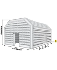 Sevorley Inflatable Nightclub Party Tent with 1100W Blower, 26 x 20 x 13 Ft Event Cube