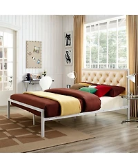 Modway Mia Vinyl Queen Bed