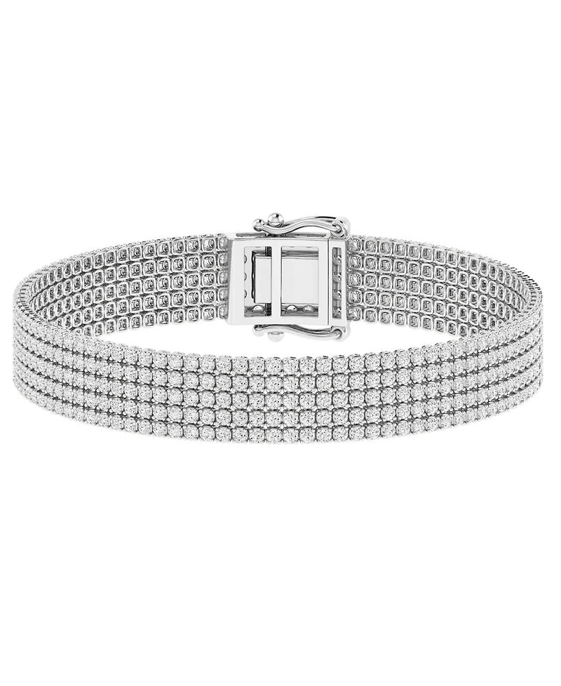 Macy's Lab-Grown Diamond Bracelet (5 ct. t.w.) in 14k White Gold