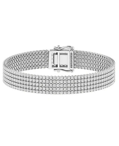 Macy's Lab-Grown Diamond Bracelet (5 ct. t.w.) in 14k White Gold