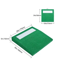 Sevorley Portable Baseball Pitching Mound, 31 in with Antifade Turf and Pitching Rubber