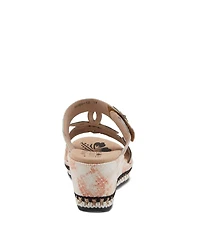 L'Artiste Women's Spring Step Coverup Sandal with Stitch-to-Sole Construction