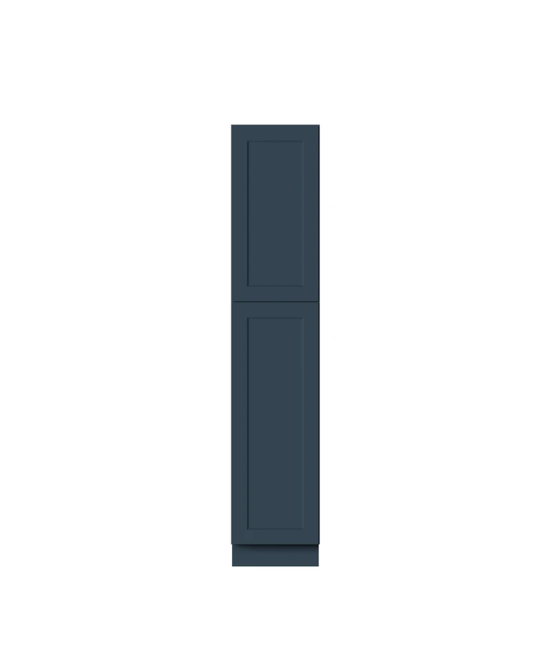 Boyel Living 90 Inch Hight. Pantry Cabinet 2 Doors 4 Shelves, Kitchen with Solid Wood Frame, Soft-Close Hinges