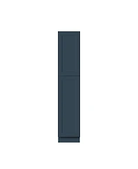 Boyel Living 90 Inch Hight. Pantry Cabinet 2 Doors 4 Shelves, Kitchen with Solid Wood Frame, Soft-Close Hinges