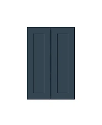 Boyel Living Standard Wall Cabinet 2 Door Shelves, Ready to Assemble Kitchen with Solid Wood Frame
