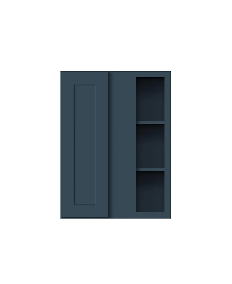Boyel Living 36" Hight Standard Corner Wall Cabinets, Ready to Assemble Kitchen Cabinet with Solid Wood Frame, Soft-Close Slides and Hinge