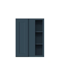Boyel Living 36" Hight Standard Corner Wall Cabinets, Ready to Assemble Kitchen Cabinet with Solid Wood Frame, Soft-Close Slides and Hinge