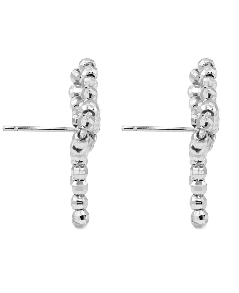 And Now This Silver Plated Bow Stud Earrings, Macy's Exclusive