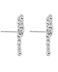 And Now This Silver Plated Bow Stud Earrings, Macy's Exclusive