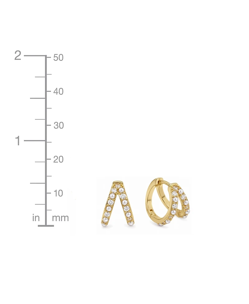 And Now This Stud and Hoop Earring Set