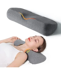 Piscifun 2 1 Memory Foam Neck Pillow Support Shoulder Relaxer Cervical Spine Alignment