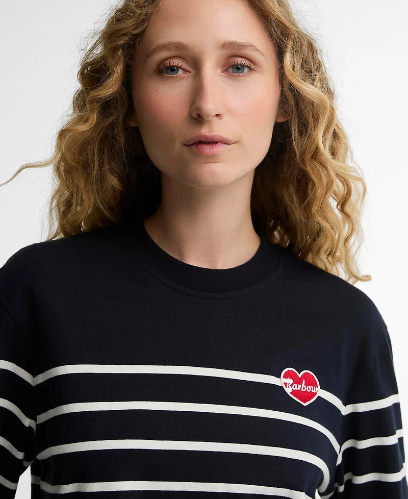 Barbour Women's Harling Striped Graphic Top