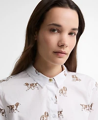 Barbour Women's Brambles Collared Neck Long-Sleeve Shirt