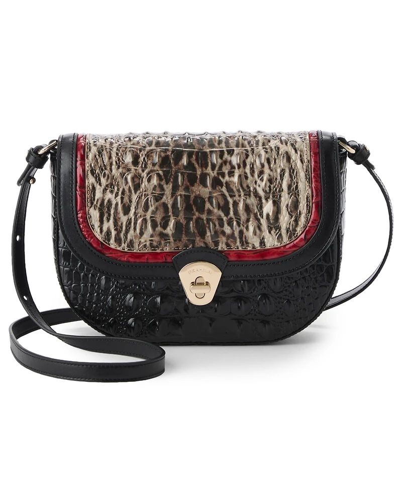 Brahmin Portia Calgary Small Leather Crossbody Handbag