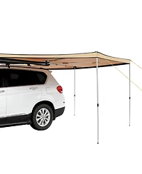 Sevorley 270-Degree Vehicle Awning, 8.2 ft Retractable Car Side Awning, Waterproof