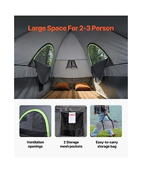 Sevorley Pickup Truck Bed Tent for 5.5-6.0 ft Beds, Waterproof 2-3 Person Tent with Awning