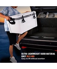 Sevorley Insulated Hard Cooler, 52 quart, Holds 50 Cans, 6-Day Ice Retention Ice Chest