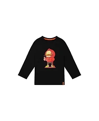 Deux par Deux Little and Big Boy Long Sleeve Organic Cotton T-Shirt