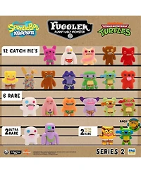 Fuggler Teenage Mutant Ninja Turtles and SpongeBob 2.5" Assorted 6-Pack Action Figures, Ages 4+