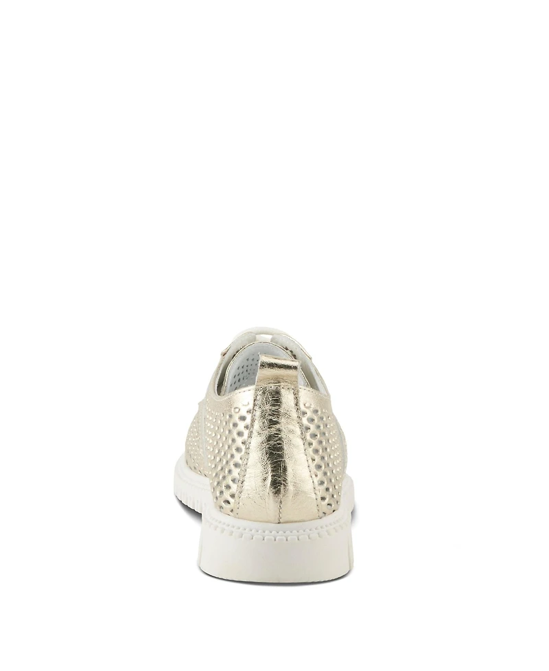 Spring Step Mulan Women's Lace-Up Sneaker with Removable Insole