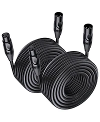 Lofree Balanced Oxygen-Free Copper Xlr Microphone Cables, 2-Piece Set