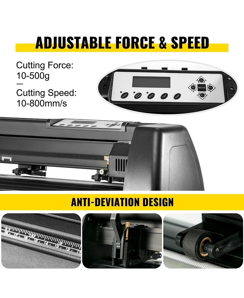 Sevorley Vinyl Cutter Plotter and Cap Heat Press Combo with Stand