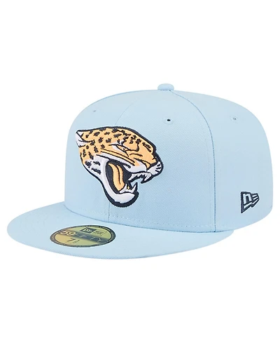 New Era Men's Coastal Blue Jacksonville Jaguars 59FIFTY Fitted Hat