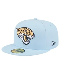 New Era Men's Coastal Blue Jacksonville Jaguars 59FIFTY Fitted Hat
