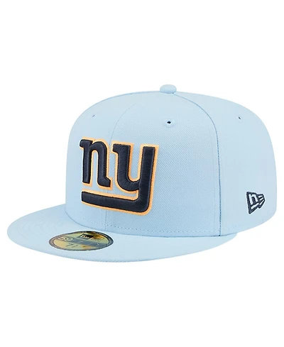 New Era Men's Coastal Blue York Giants 59FIFTY Fitted Hat