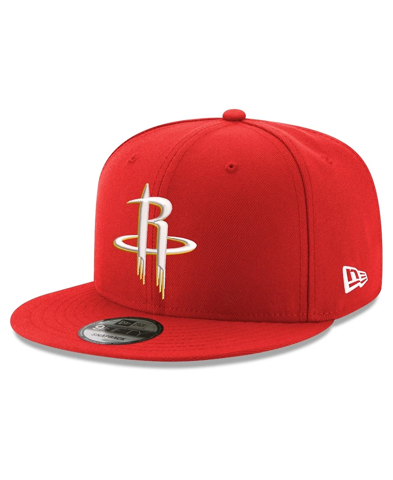 New Era Men's Red Houston Rockets 9FIFTY Snapback Hat